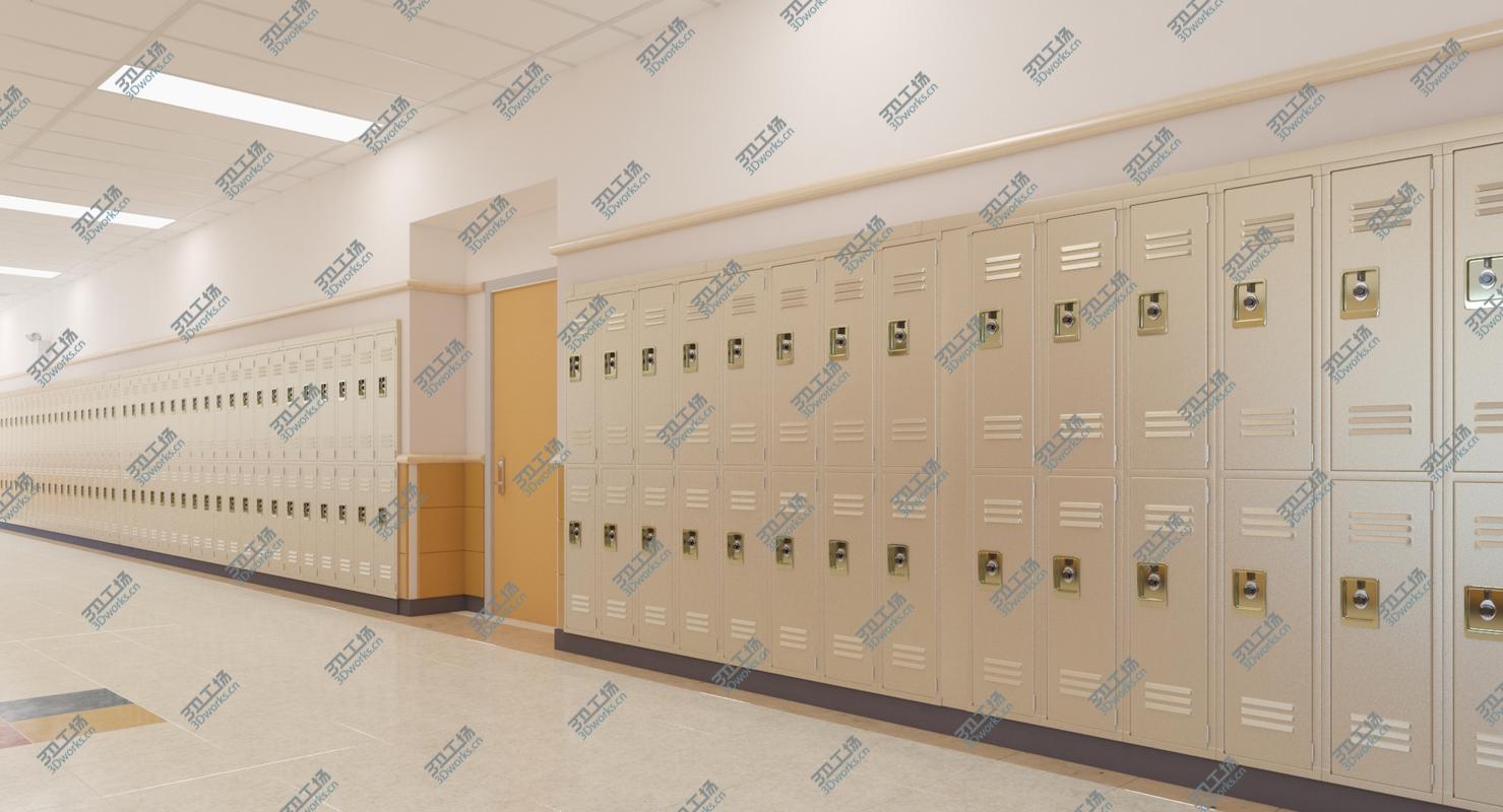images/goods_img/202104094/3D model Photorealistic School Hallway Locker Room/4.jpg